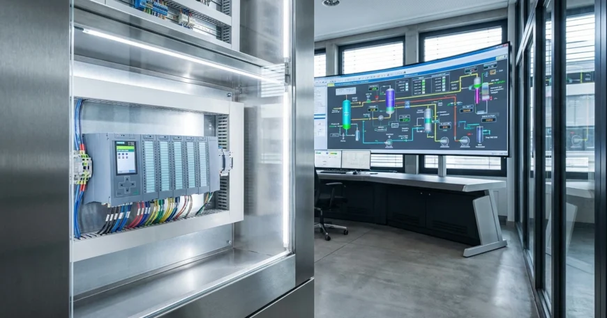 PLC_unit_in_control_cabinet