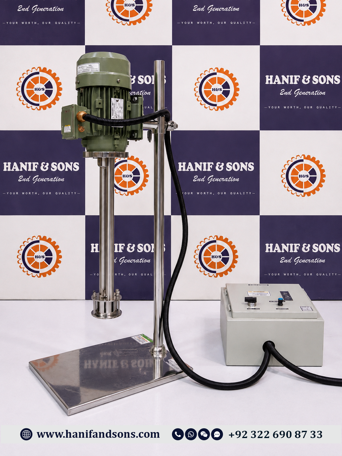 1HP Emulsifier Mixer by Hanif and Sons