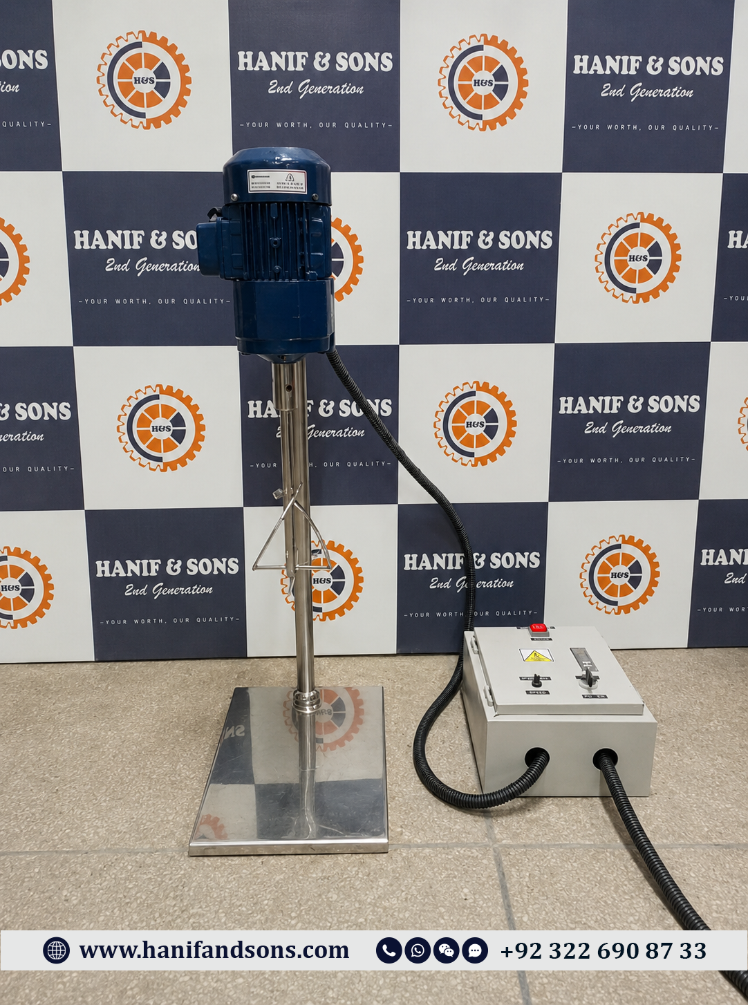 1HP Paravisc Mixer by Hanif and Sons