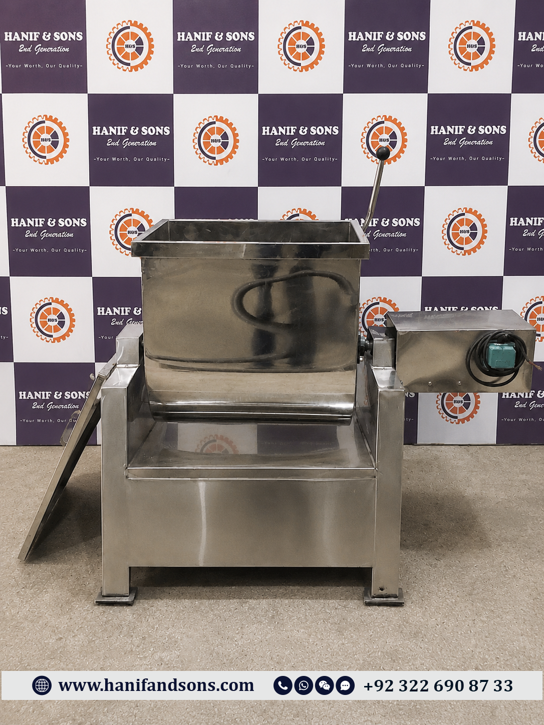 25KG Wet Powder Mixer by Hanif and Sons