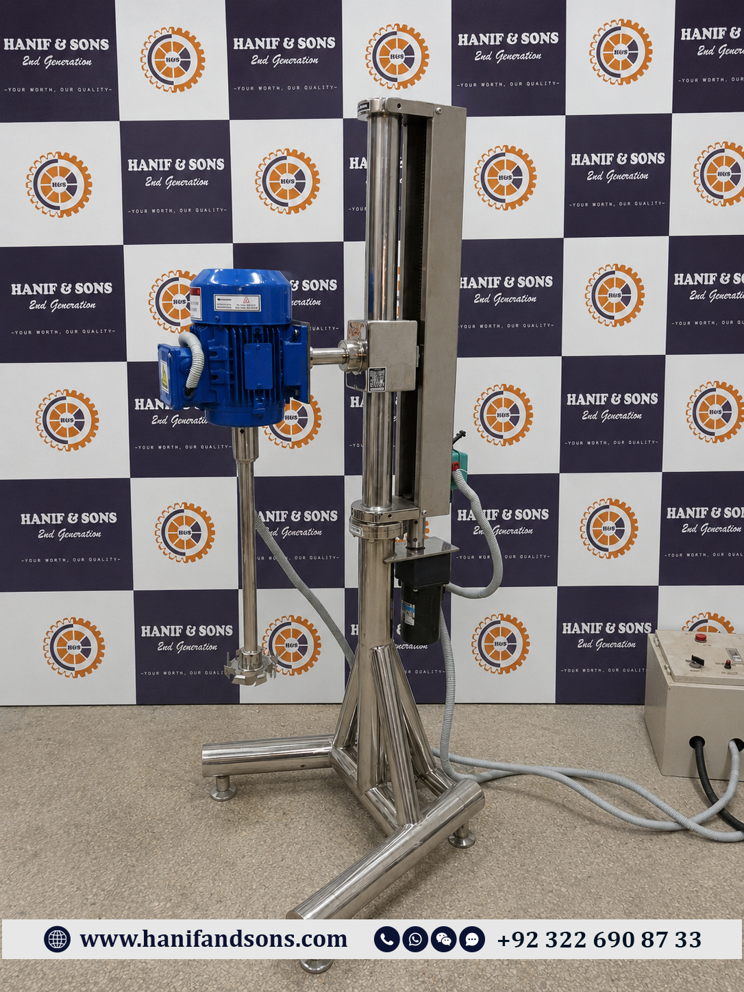 2HP Disperser Mixer by Hanif and Sons
