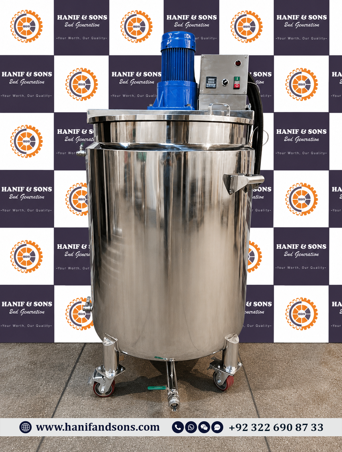 300KG Cream Mixer by Hanif and Sons