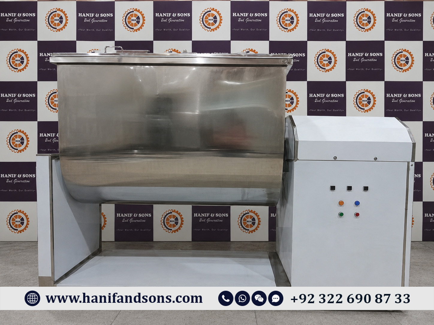 500KG Wet Powder Mixer by Hanif and Sons