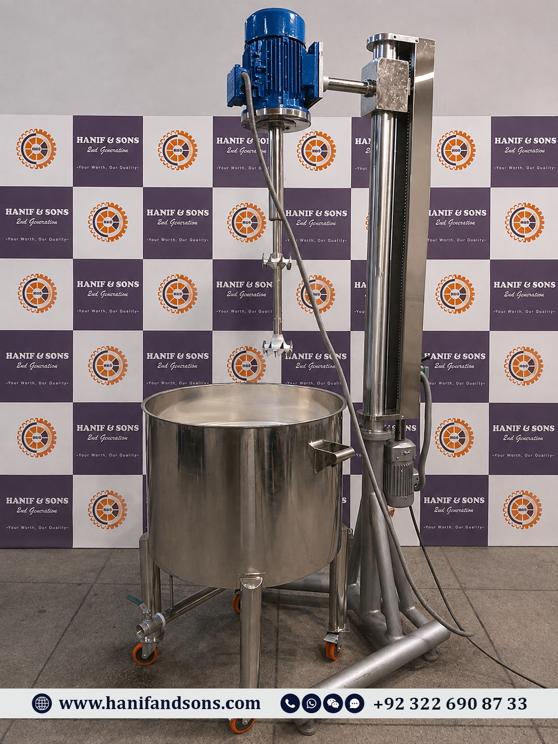 5HP High Shear Disperser by Hanif and Sons