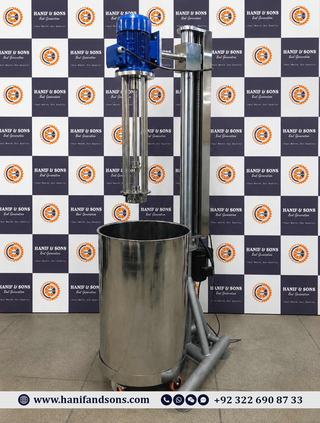 5HP Homogenizer Mixer by Hanif and Sons