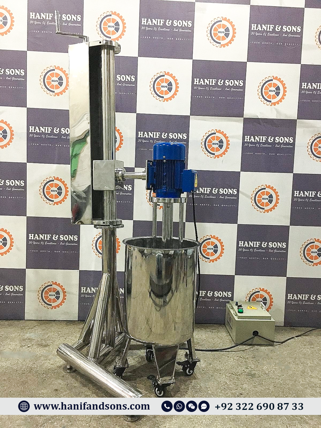 1HP Homogenizer Mixer by Hanif and Sons