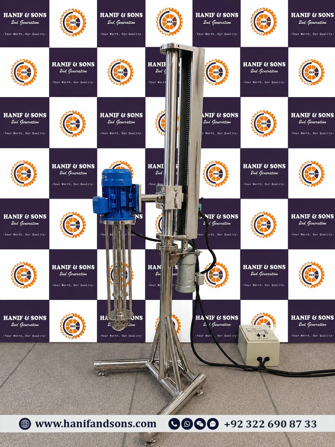 3HP Homogenizer Mixer by Hanif and Sons