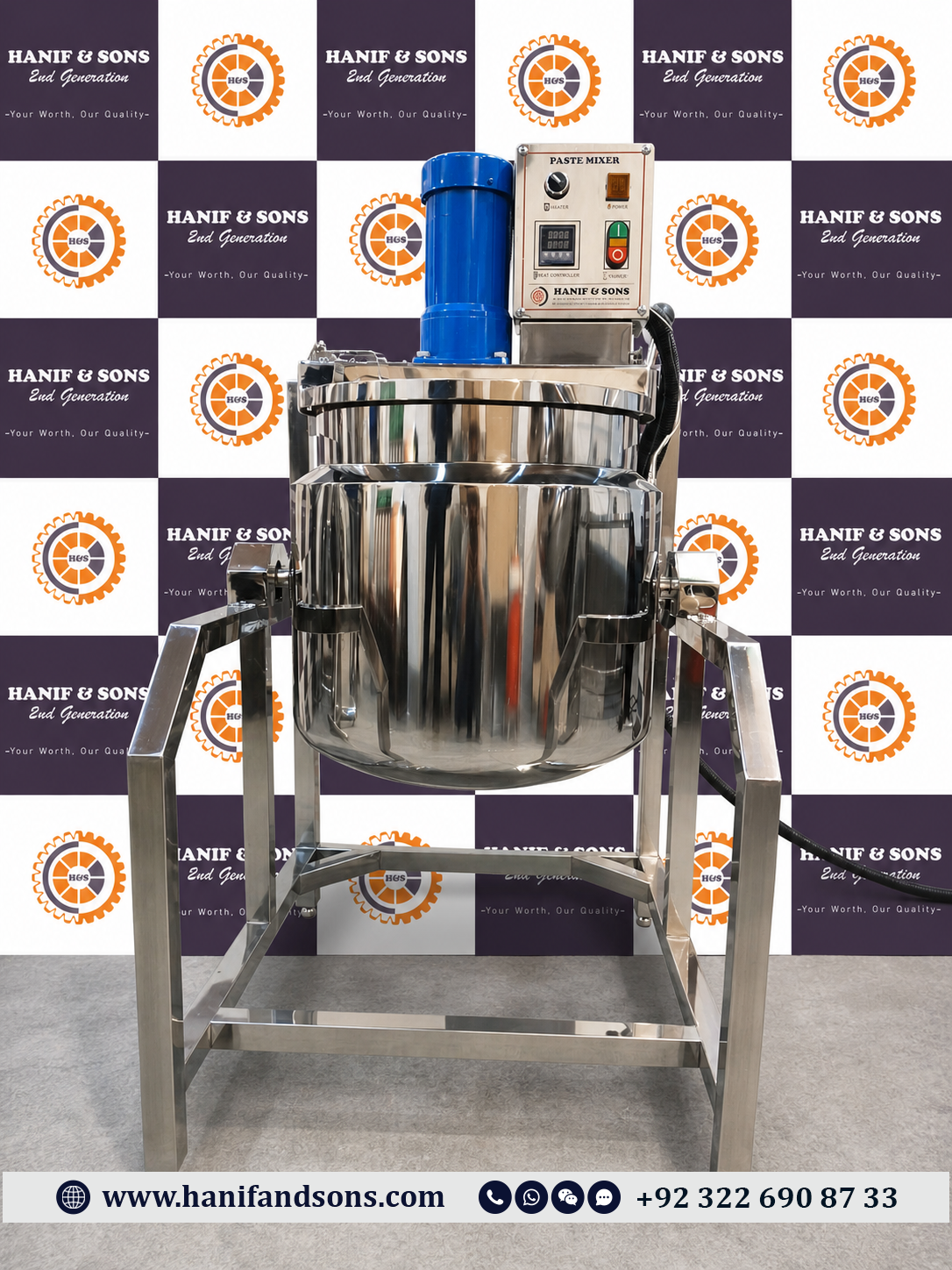 50KG Paste Mixer by Hanif and Sons