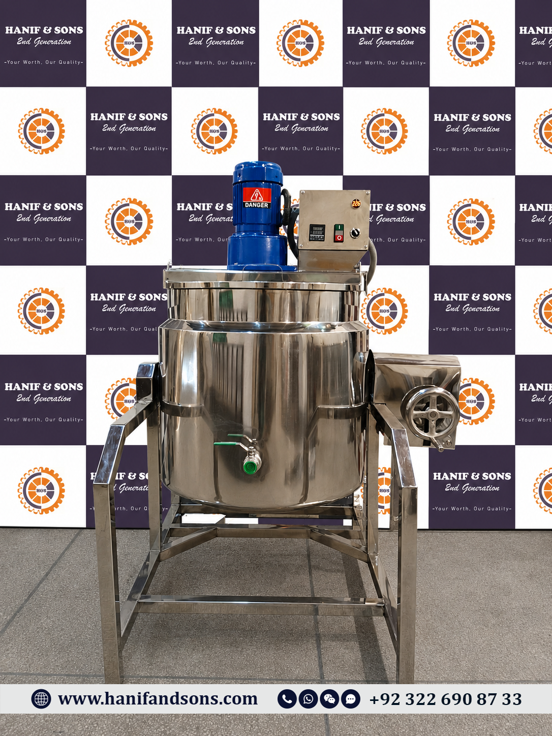 100KG Paste Mixer by Hanif and Sons
