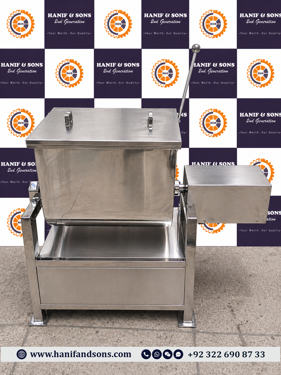 50KG Wet Powder Mixer by Hanif and Sons