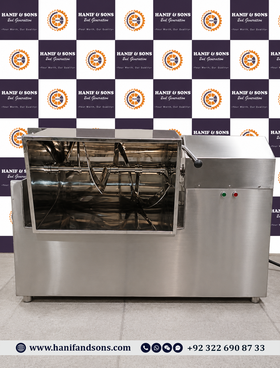 100KG Wet Powder Mixer by Hanif and Sons