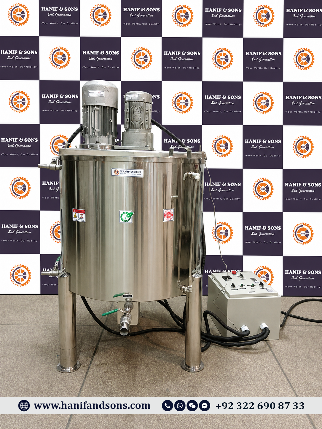 100KG Cream Mixer by Hanif and Sons