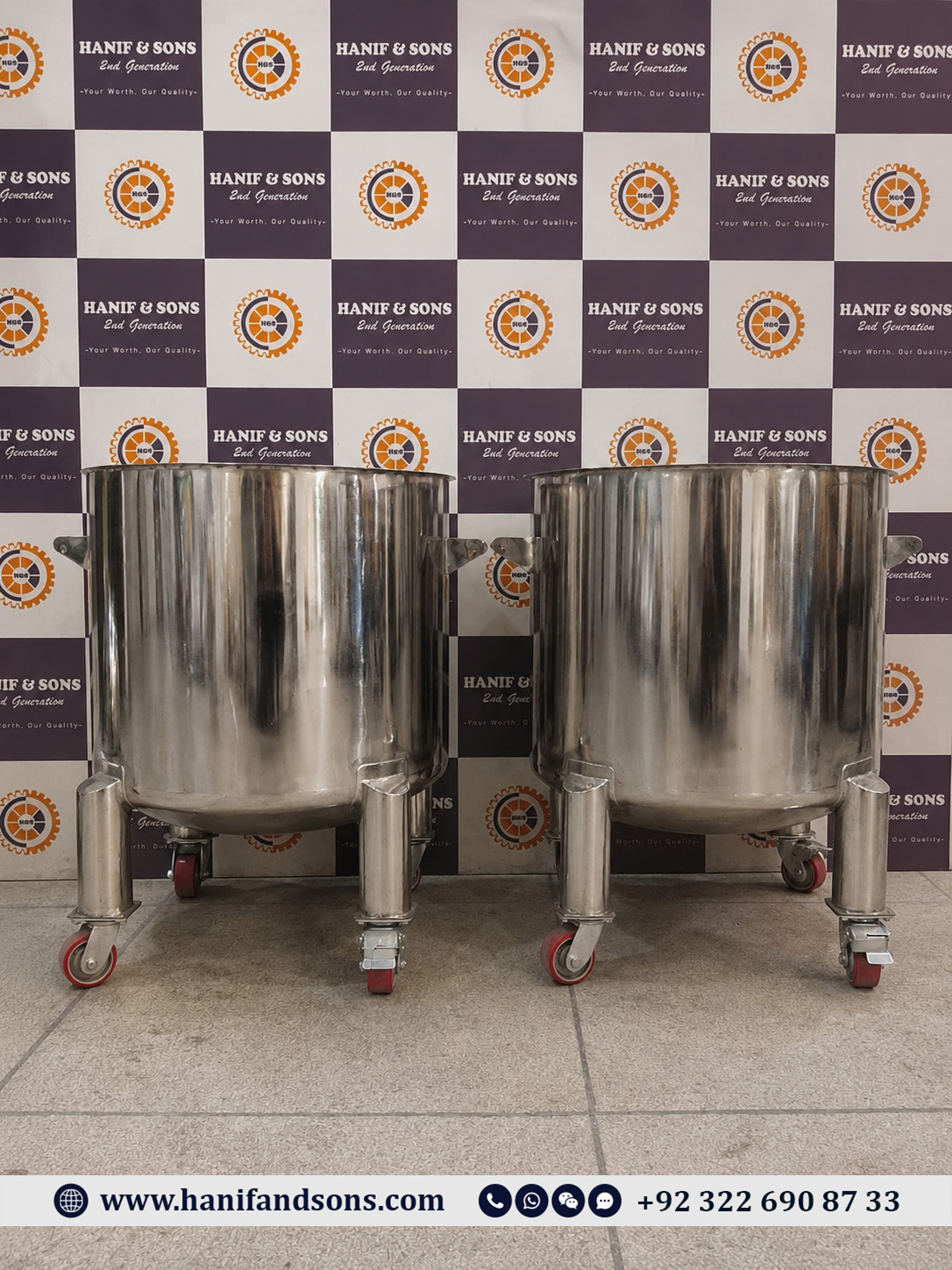 250L Storage Tank by Hanif and Sons