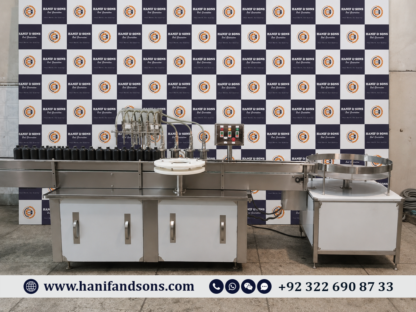 6 Nozzles Shampoo Filling Machine by Hanif and Sons