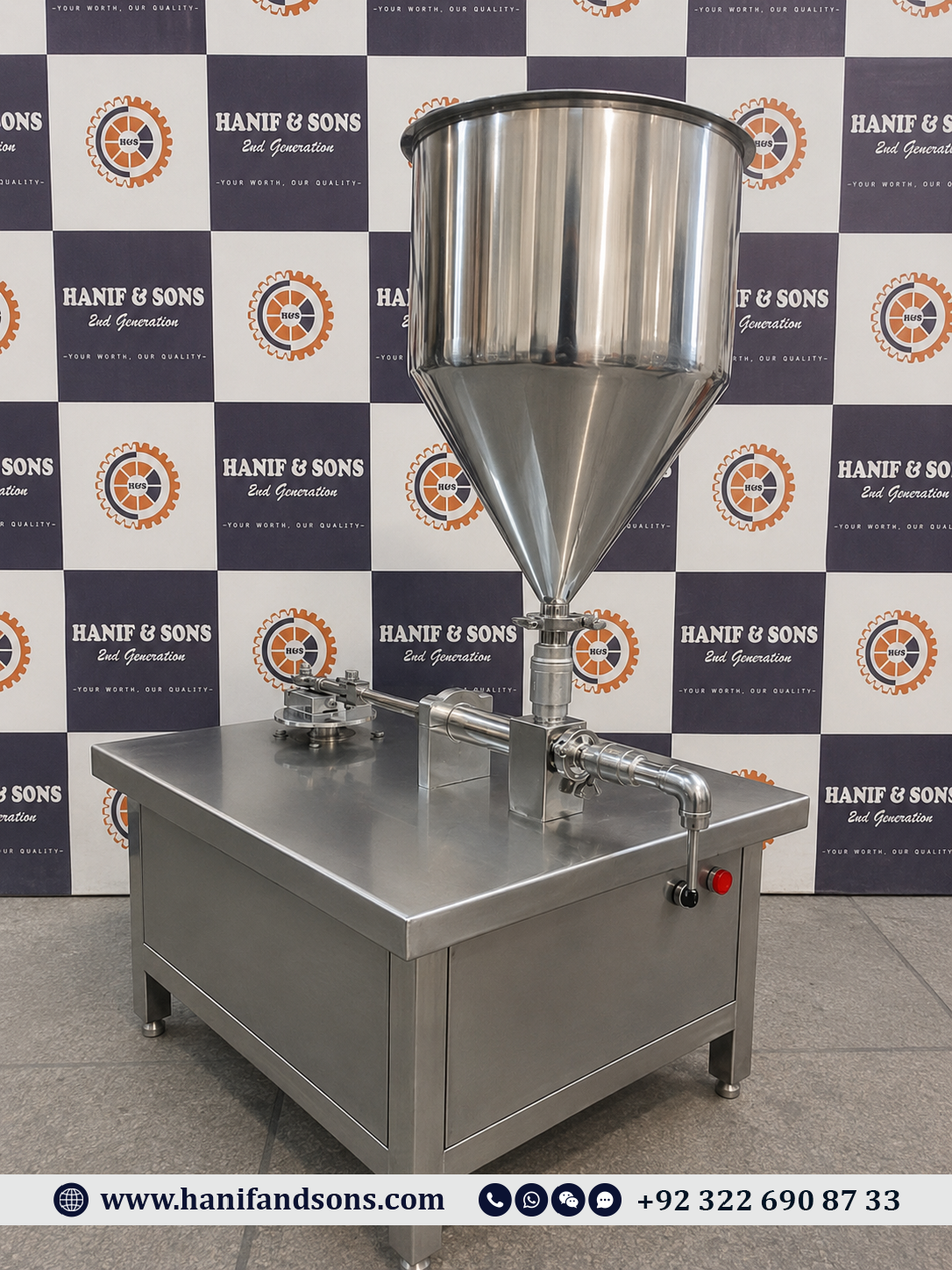 Desktop Tube / Ointment Filling Machine by Hanif and Sons