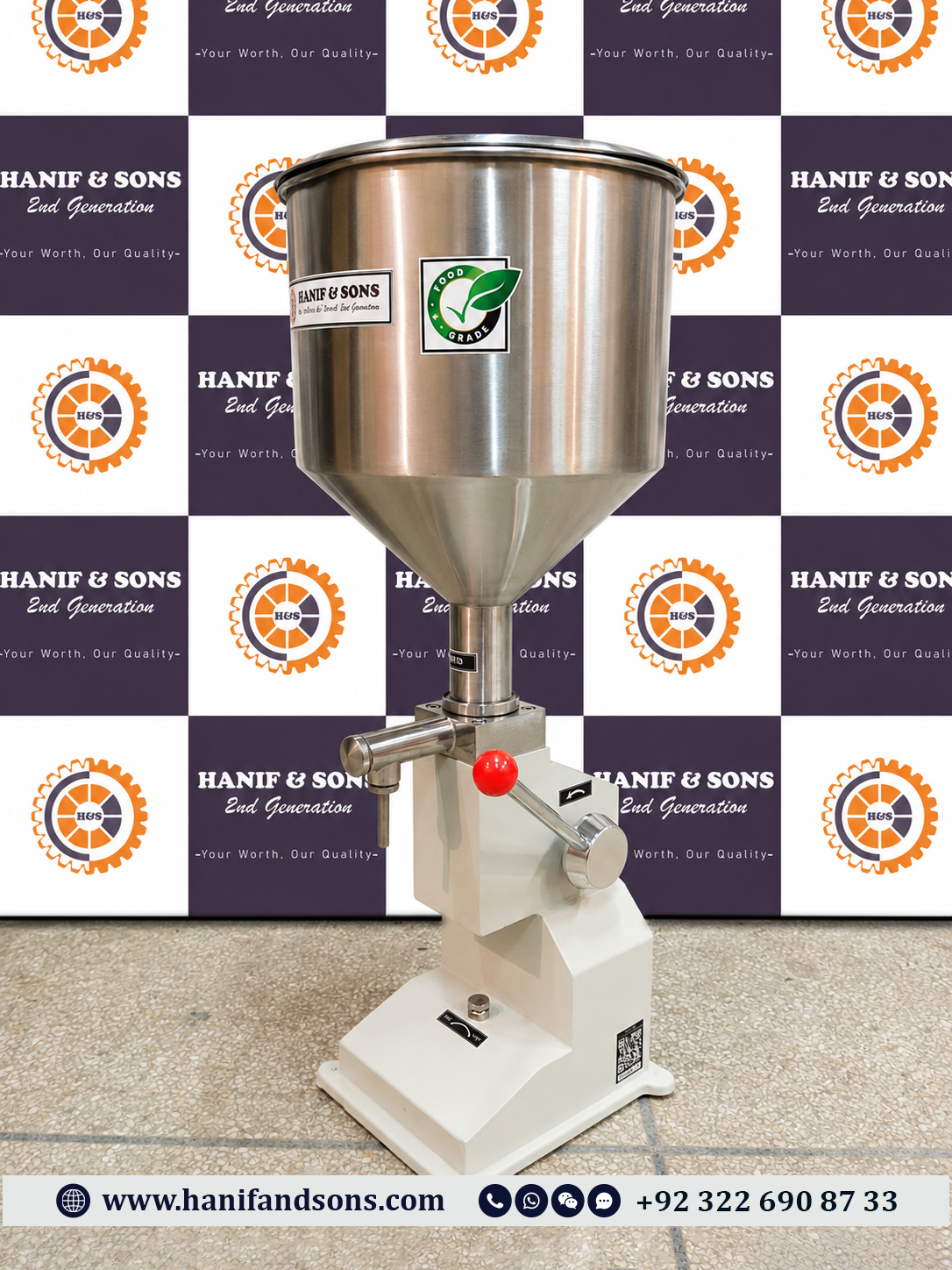 Manual Filling Machine by Hanif and Sons